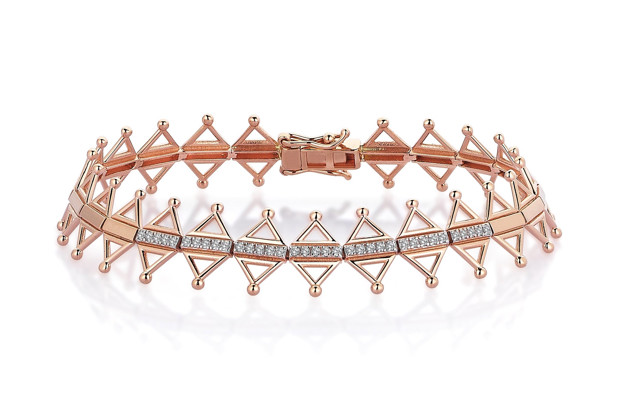 Prego Trian Diamond Bracelet
