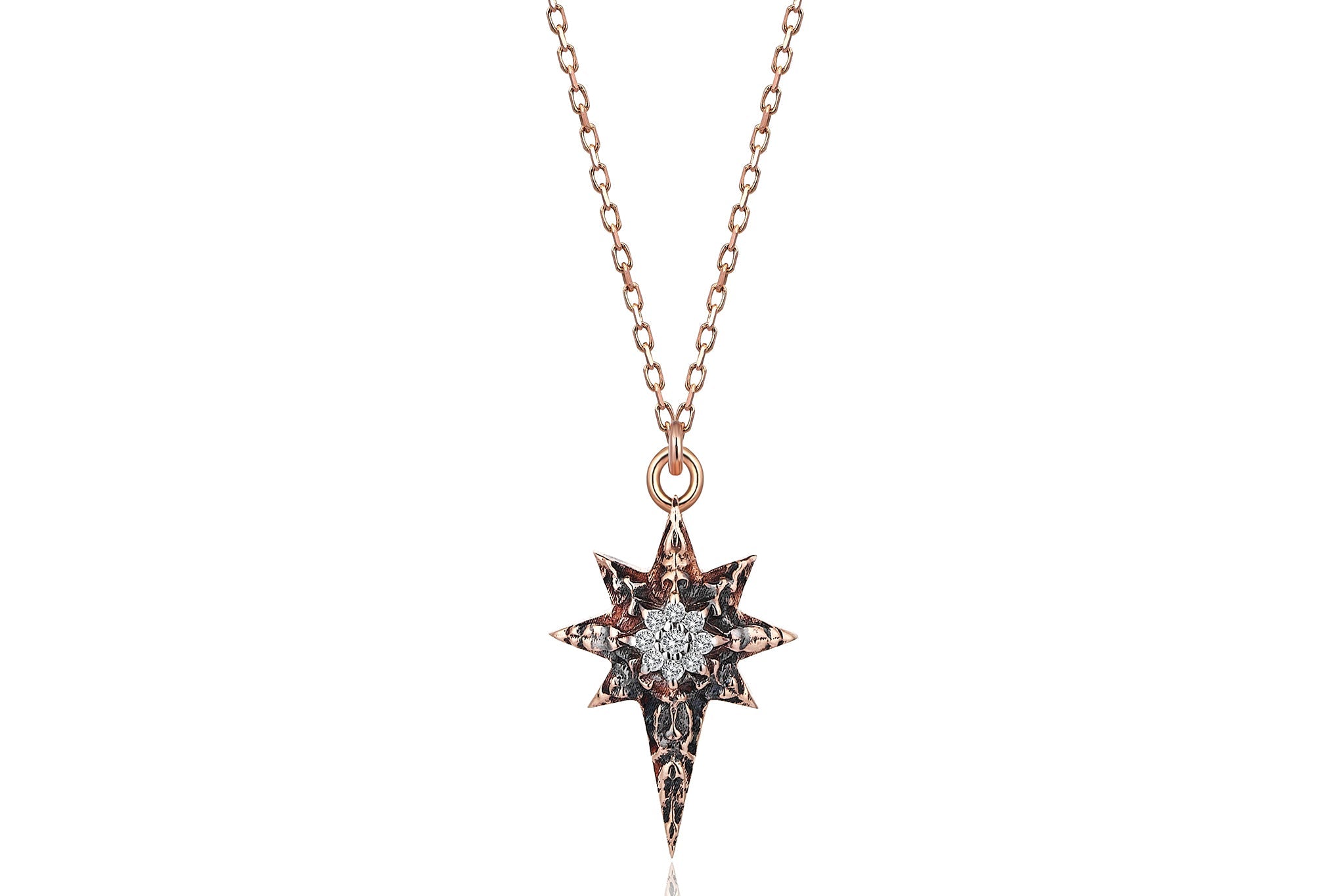 North Dia Diamond Necklace