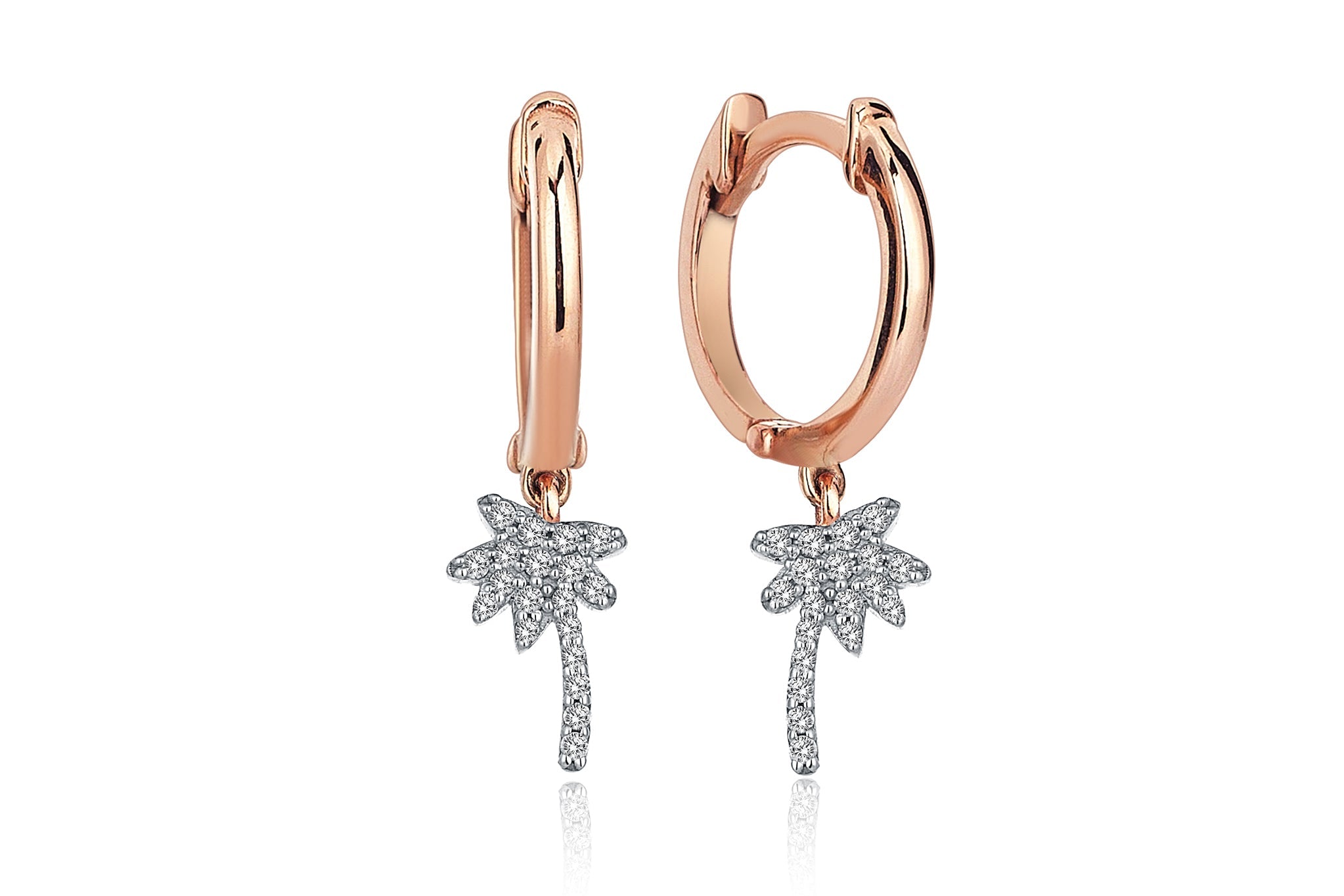 Prego Palm Diamond Earring
